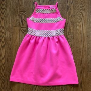 Lilly Pulitzer Girls dress - pink and gold - gorgeous!